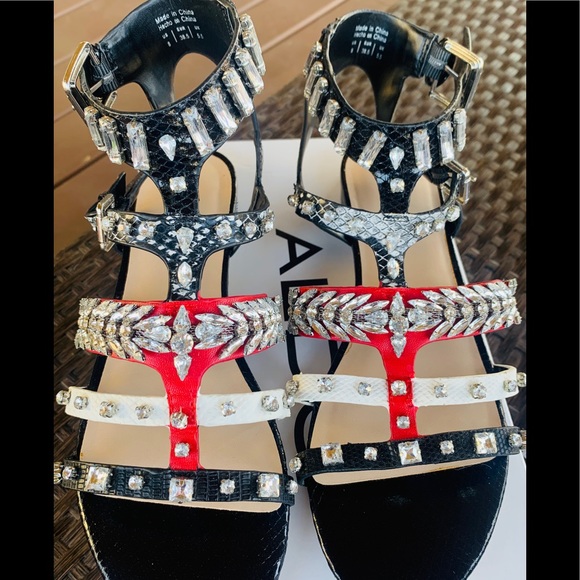 Aldo Brari Embellished Gladiator sandals - Picture 2 of 4